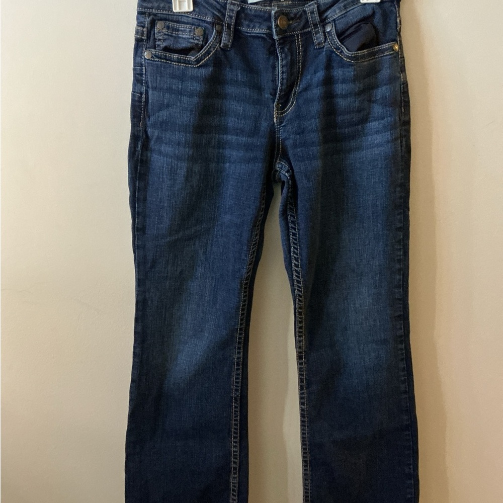 Shyanne Dark Blue Boot Cut Jeans